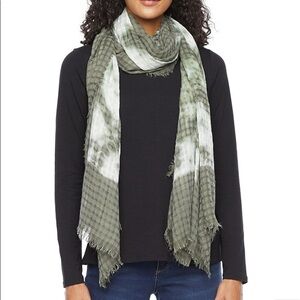 Ana Basketweave Tie Dye “Oregano” Scarf Shawl Wrap NWT